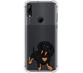 Funda Silicona Antigolpes para Huawei P Smart Z diseño Perros 04 Dibujos