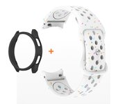 Soft Silicone Strap+Case for Samsung Galaxy Watch 7 6 5 4 40/44mm 5Pro45mm Sport Band for Galaxy Watch6 Classic 47/43mm Bracelet