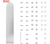 Electric Scooter  Battery Compartment Bottom Cover For Xiaomi M365 Pro 1S Plate Stainless Steel Metal Screws Parts