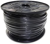 Carrete cable manguera acrilica 1kv negra 5x1,5mm 100m (bobina grande ø400x200mm)