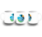 MERCHANDMANIA TAZA COLOR logo profesional meteorologia clima climatico color mug