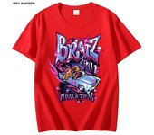 Bratz T Shirts Women Summer Street Oversized T-shirt Harajuku Y2k Tops Men Women Casual Cotton Short Sleeve Plus Size Tshirt