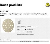 Klingspor krążek ścierny samoprzyczepny 150mm  ps33bk gr.150 gls51 /100szt.