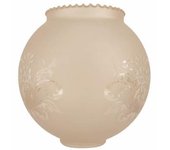 Genérico NO MARCA Tulipa de Cristal Bola 14cm ámbar Mate | Iluminación Decorativa