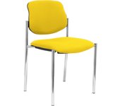 Piqueras Y Crespo Silla Bali Amarillo Cromo - Diseño Elegante