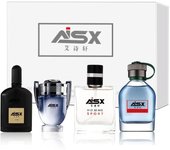 Set de perfumes para hombre: 4 fragancias florales y de colonia en caja de regalo, 100 ml (25 ml x 4) en total (3.3 oz). Perfecto para regalar o para uso personal, aromas elegantes y atemporales para cualquier ocasión.
