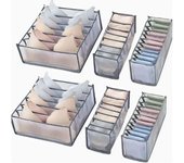 ¡OFERTA! Organizador de ropa interior 6 Pcs organizadores de interior de cajones de armario. Incluye gavetas para calcetines, ropa interior y sujetadores (organizar cajones), (organización cajones)