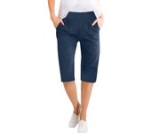 Womens Capris Cotton Linen Pants Drawstring Elastic Waist Pants Casual Cropped Trousers Daily Breeches Five Half Pants Pantalone