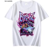 Bratz T Shirts Women Summer Street Oversized T-shirt Harajuku Y2k Tops Men Women Casual Cotton Short Sleeve Plus Size Tshirt