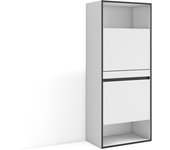 Skraut Home - Zapatero - Armario para zapatos y botas - organizador de zapatos - 60x35x145 cm - Dormitorio - habitación - Mueble auxiliar - Estilo Moderno - varios colores disponibles