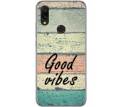Tumundosmartphone Funda Gel Tpu para Xiaomi Redmi 7 diseño Madera 01 Dibujos