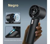 2025 New 3000mAh Battery 100Gears AI Superconducting Cooling Hanging Neck Outdoor Mini Fan Handheld Folding Powerful Turbofan
