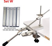 S06 S09 Design Professional Fixed Angle Apex Knife Sharpener Kitchen Knife tools Knife Sharpening System with diamond stones Set