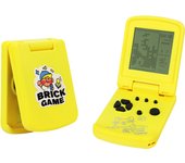 Block electronic game console, nostalgic portable folding game console toy, requires preparing two No. 7 batteries by oneself