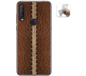 Tumundosmartphone Funda Gel Tpu para Alcatel 1S 2020 / 3L 2020 diseño Cuero 01 Dibujos