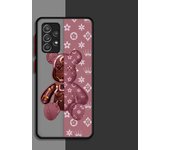Phone Matte Case for Samsung Galaxy A13 A54 A32 A24 A23 A12 A72 A22 A52 A70 A14 Luxury Shell Cover Fashionable Robot Bear Brand