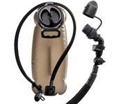 Bolsa de agua Water Buffalo para mochila de senderismo: 2 l con depósito de agua, aislante de manguera y válvula de mordida de alto caudal.