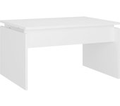 vidaXL Mesa de centro madera contrachapada 68x50x38 cm Blanco, Negro, Gris Mesita de Salón o Comedor o Auxiliar Mesa de Café Meuble Salón