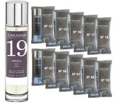 CARAVAN FRAGANCIAS Perfume de Hombre Nº66 de 150 ml + Set de 10 Viales de Fragancias Masculinas distintas de Caravan para descrubir nuevos aromas