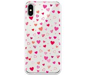 Funda original compatible con iPhone X - XS - Corazoncitos de colores
