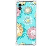 Funda Silicona Antigolpes para Samsung Galaxy A03 diseño Flores 05 Dibujos