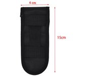 1Pcs Black Nylon Knife Sheath Bag For Folding Knife Tool Belt Case Also Available As Flashlight Holder
