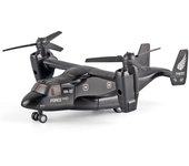 Diecast Alloy Simulated Osprey Transporter Fighter Aircraft Aviation Model Military Transport Aircraft Kid Toy Collect Ornament