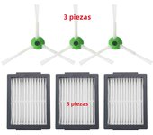 Hepa Filter + Side Brush + Brush Roll for iRobot Roomba i7 E5 E6 Series Robot Vacuum Cleaner Replacement Spare Parts