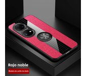 Anti-fall Luxury Leather 360° Magnetic Ring Bracket Phone Case for Huawei P50 P40 P30 P20 Lite Pro P Smart Plus 2021 2019 Cover