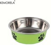 Non-Slip Dog Bowl For Large Medium And Small Cats And Dogs Drinking Water Feeding Pet Bowl Stainless Steel Pet Food Bowl