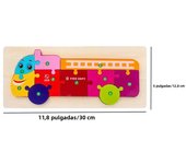 Wooden Puzzles for Kids,  Number Puzzle,  Dinosaur Puzzles and Animal ,Traffic,Characte Jigsaw Toys for Boy Girl Ideal Gift, 1-6