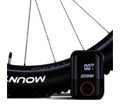 Bicycle Pump, New Style Ultra Small 150 PSI Bike Air Pump, With Digital LCD Pressure Gauge, Type-C Rechargeable Battery for Bike