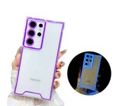 Night Light Luminous Silicone Soft Case for Samsung Galaxy S24 S23 Ultra S22 Plus S21 FE S23Fe S21Fe S24Ultra S24+ Glowing Cover