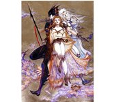 Yoshitaka Amano Final Fantasy Game Luxury Poster Sticky Wall Art Printing Waterproof Home Living Bed Room Bar Aesthetic Decor