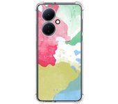 Funda Silicona Antigolpes para Vivo V29 Lite 5G diseño Acuarela 02 Dibujos