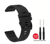 26mm 22mm Silicone Strap For Garmin Fenix 7X 7 Pro Solar/6X 6 Sapphire 5 5X Plus 3 3HR/Epix HR Venu SQ 2 3 QuickFit Watch Band