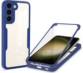 360 Full Body Screen Protector Transparent Case For Samsung Galaxy S23Ultra S22Plus S21FE A71 A51 A52 A32 Shockproof Phone Cover