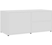 Mueble TV combinadoMueble para TV madera contrachapada blanco 80x34x36 cm