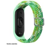 Bracelet for Mi band 7 6 Strap Elastic adjustable Nylon Braided Miband4 5 correa Wristband for xiaomi Mi band 4 3 5 6 7 strap
