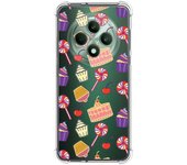 Funda Silicona Antigolpes para Oppo Reno 12F 4G / 12 F 5G diseño Dulces 01 Dibujos