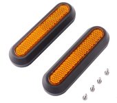 Wheel Cover Protect Shell For Xiaomi 3 Electric Scooter M365 Pro 2 1s Front Rear Safety Reflective Tube Night Reflective Sticker