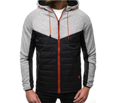 2024 New Mens Zipper Jackets High Quality Male Casual Fashion Fluffy Hooded Coats Four Seasons Hoodie Outwear Men's Zip Hoodies