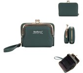 Carterasparahombre Monedero 14.7x9.5x3 cms Cartera Pequeña Mujer Cartera Pequeña Suave Cómoda