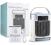 Mini enfriador de aire, humidificador doméstico, ventilador de enfriamiento por pulverización, ventilador de aire acondicionado portátil