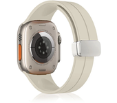 Magnetic Silicone Strap For Apple watch band 44mm 45mm 49mm 40mm 41mm 42mm 38mm correa Bracelet iWatch Series 7 8 se 6 9 ultra 2
