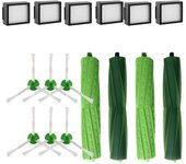 Hepa Filter Side Brush For iRobot Roomba I7 I7+ I6 I8 I3 E5 E7 E&I Series Vacuums Cleaner Dust Bag Replacement Parts