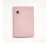 1PCS Black Small Aircraft PU Leather Passport Case/Cover/Holder Travel Accessories  Fashion Wallet for Women or Men