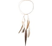 Molans Stylish Bohemian Feathered Headband Unique Hair Accessory for Trendsetters
