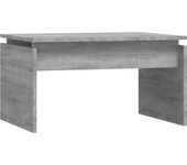 vidaXL Mesa de centro madera contrachapada 68x50x38 cm Blanco, Negro, Gris Mesita de Salón o Comedor o Auxiliar Mesa de Café Meuble Salón