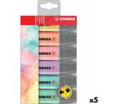 Set de Marcadores Fluorescentes Stabilo Boss Multicolor (5 Unidades)